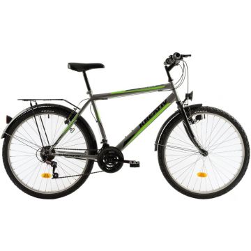 Bicicleta oras Kreativ 2613 M gri verde 26 inch
