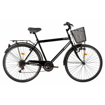 Bicicleta oras Kreativ 2813 L negru 28 inch