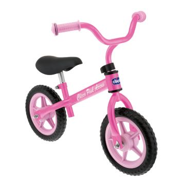 Bicicleta pentru copii fara pedale Chicco Pink Arrow roz 2-5 ani