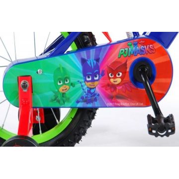 Bicicleta Volare pentru baieti 14 inch cu roti ajutatoare Pj Masks