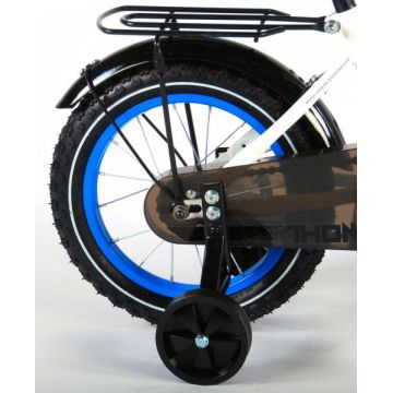 Bicicleta Volare pentru baieti 14 inch Thombike Alb cu Albastru