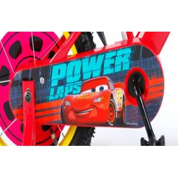 Bicicleta Volare pentru baieti cu roti ajutatoare 14 inch Disney Cars 3