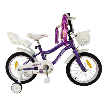 Bicicleta 16 inch cu roti ajutatoare Makani Aurora Purple