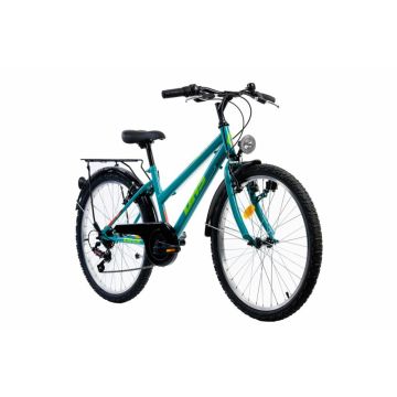 Bicicleta copii Dhs Terrana 2414 turcoaz 24 inch