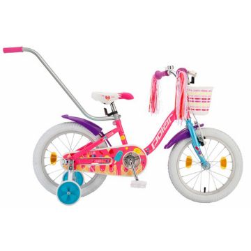 Bicicleta copii Polar IceCream 14 inch roz