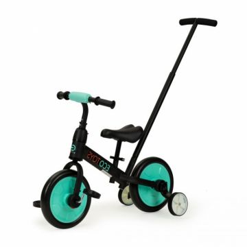 Bicicleta cu pedale si roti ajutatoare 3 in 1 Ecotoys YM-BB-12 Blue