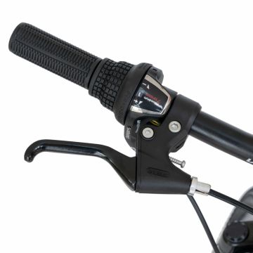 Bicicleta de munte manete schimbator Shimano Tourney Revoshift SLR-35 Roti 29 Inch Carpat CSC2970A culoare GriNegruVerde