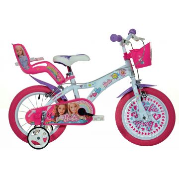 Bicicleta Dino Bikes pentru fetite Barbie 14 inch