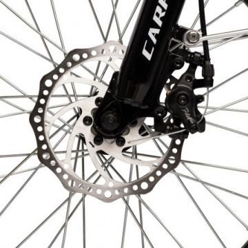 Bicicleta electrica tip scooter delivery E-Bike Carpat C2000E culoare galbenalbastru