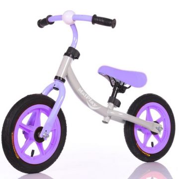 Bicicleta fara pedale 12 inch cu roti EVA Baby Driver Purple