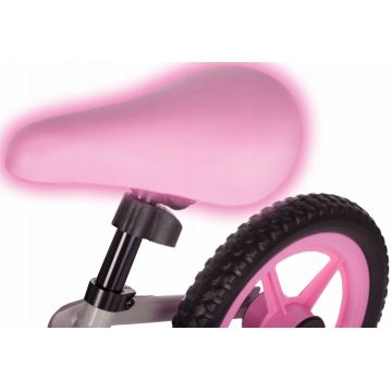 Bicicleta fara pedale 12 inch cu roti EVA Baby Driver Roz