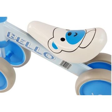 Bicicleta fara pedale cu roti duble pentru copii Blue Bello LeanToys 5263