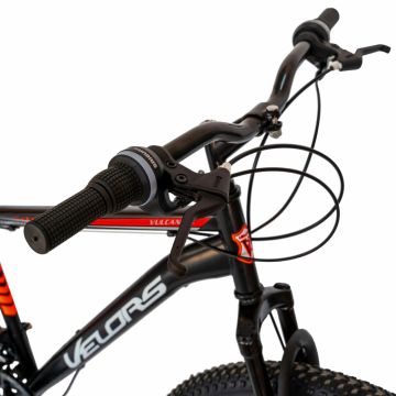 Bicicleta MTB-HT 27.5 inch frane pe disc Velors Vulcano V2709A negru cu design rosu