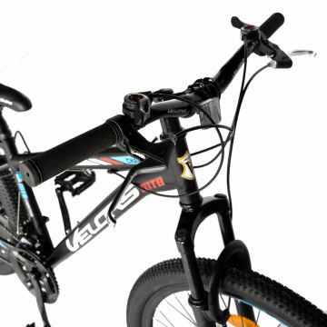 Bicicleta MTB-HT Velors Challange CSV2610A 26 inch negru cu albastrurosu