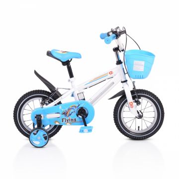 Bicicleta pentru copii cu cadru iluminat Moni Flash Blue 12 inch