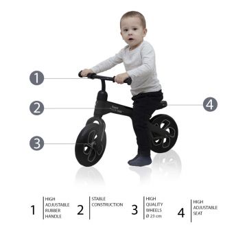 Bicicleta Tech Bike Black Zopa