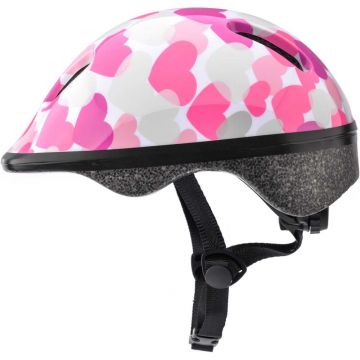 Casca pentru copii XS 44-48 Meteor Pink hearts