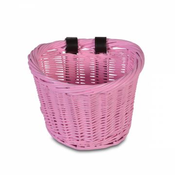 Cos de bicicleta impletit Byox Basket Pink