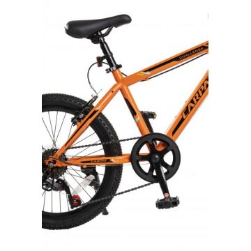 Bicicleta copii Carpat Challenge C2012A Shimano rotativ 20 inch portocaliunegru