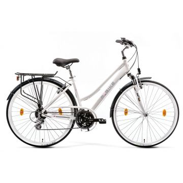 Bicicleta de trekking femei M-BIKE T_BIKE 9.2 Lady Alb 2021