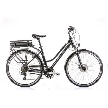 Bicicleta Electrica pentru femei Romet Gazela RM 1 LTD 340Wh Negru 2022