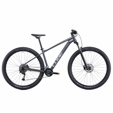 Bicicleta Mtb Cube Aim SL 2022 - 29 Inch, M, Gri Bicicleta Mtb Cube Aim SL 2022 - 29 Inch, M, Gri