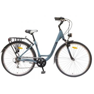 Bicicleta Oras Polar Strada - 28 inch, L, Gri-Negru