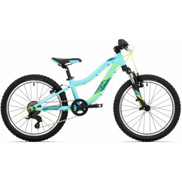 Bicicleta Rock Machine Storm 20 VB 20 Albastru Neon Galben 10