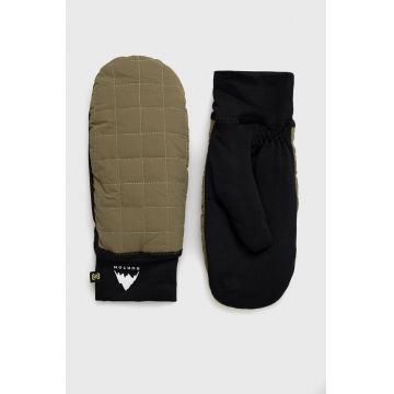 Burton mănuși Heavyweight Quilted culoarea verde