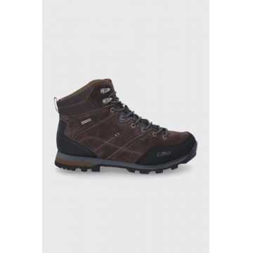 CMP pantofi alcor mid trekking shoe wp barbati, culoarea maro, izolare usoara