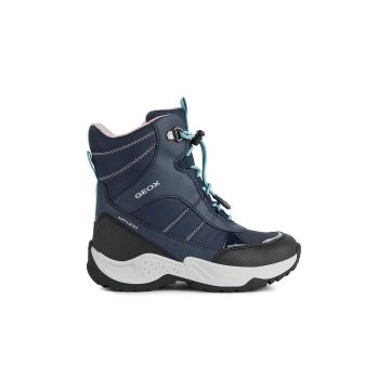 Geox cizme de iarna copii Sentiero Abx culoarea albastru marin