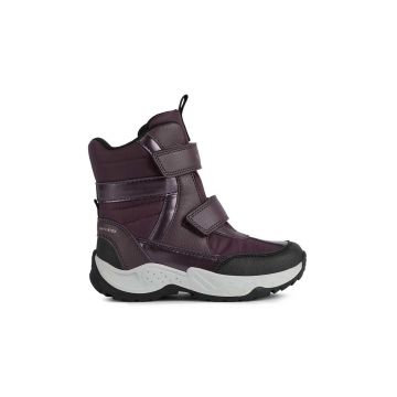 Geox cizme de iarna pentru copii Sentiero culoarea violet
