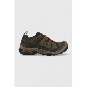 Keen pantofi Circadia barbati, culoarea verde