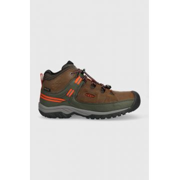 Keen pantofi Targhee Mid Wp culoarea maro