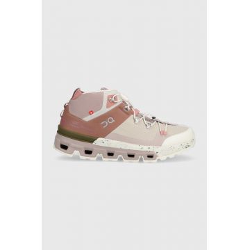 On-running pantofi Cloudtrax femei, culoarea roz