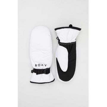 Roxy mănuși Jetty Solid culoarea alb