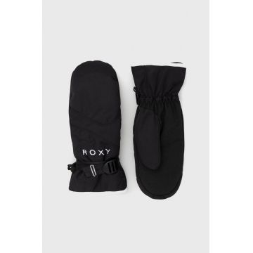 Roxy mănuși Jetty Solid culoarea negru
