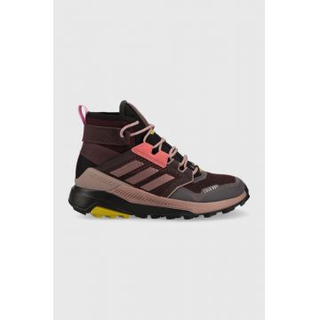 Adidas TERREX pantofi Trailmaker Mid femei, culoarea violet