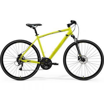 Bicicleta de trekking/oras pentru barbati Merida Crossway 40 Lime Deschis(Oliv/Negru) 2021