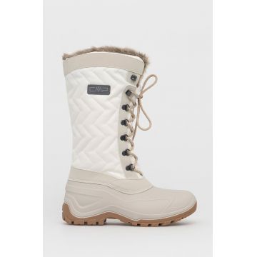 CMP cizme de iarna NIETOS WMN SNOW BOOTS culoarea crem