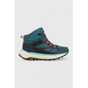 Jack Wolfskin pantofi Terraventure Texapore Mid femei, culoarea turcoaz, izolat