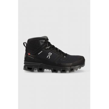 On-running pantofi Cloudrock 2 Waterproof barbati, culoarea negru