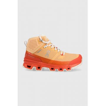 On-running pantofi Cloudrock 2 Waterproof femei, culoarea portocaliu