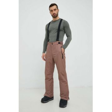 Outhorn pantaloni de schi culoarea bej