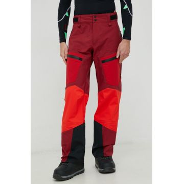 Peak Performance pantaloni Gravity GoreTex culoarea bordo