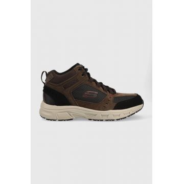 Skechers pantofi Oak Canyon - Ironhide barbati, culoarea maro