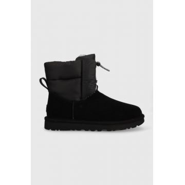 UGG cizme de zăpadă Classic Maxi Toggle culoarea: negru 1130670.BLK