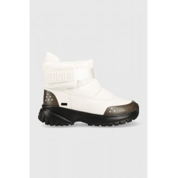 UGG cizme de iarnă W Yose Puff culoarea alb 1120822.WHT-WHT