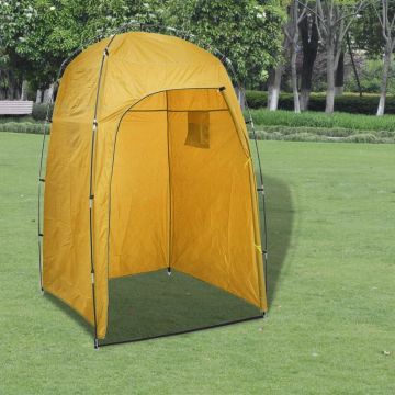 vidaXL Toaletă portabilă de camping cu cort, 10+10 L