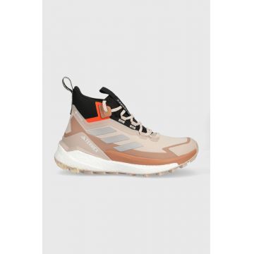 adidas TERREX pantofi Free Hiker 2 femei, culoarea bej HP7493-TAUMET/ORA